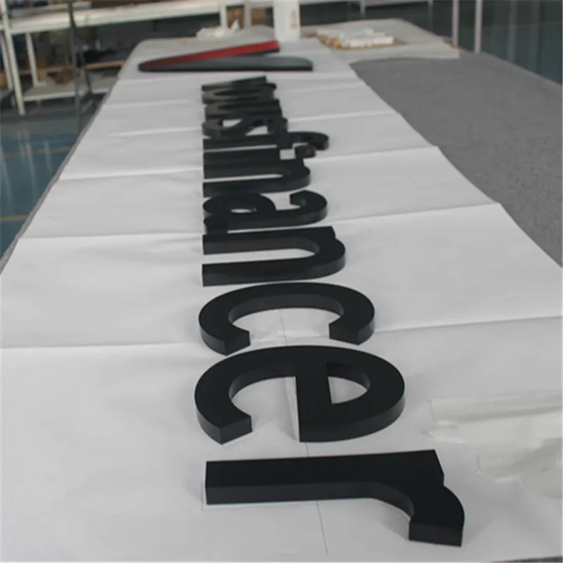 Алфавит 3D вывески буквы плоские индивидуальные акриловые логотип для