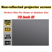 foldable projector screen reflective fabric cloth projection screen 72 inch for yg300 xgimi dlp led video beamer home office use