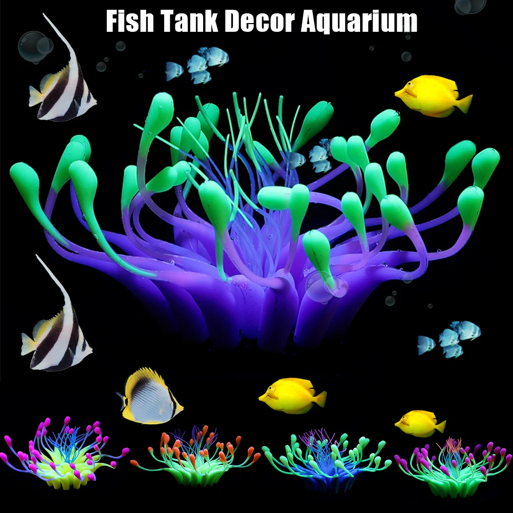 Аквариумное украшение силиконовая имитация искусственный резервуар для рыб