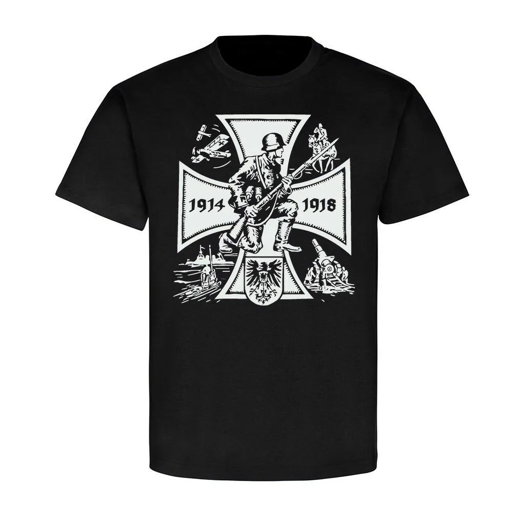 

WW1 German Veteran 1914-1918 Army, Navy, Cavalry, Artillery T-Shirt. Summer Cotton Short Sleeve O-Neck Men's T Shirt New S-3XL