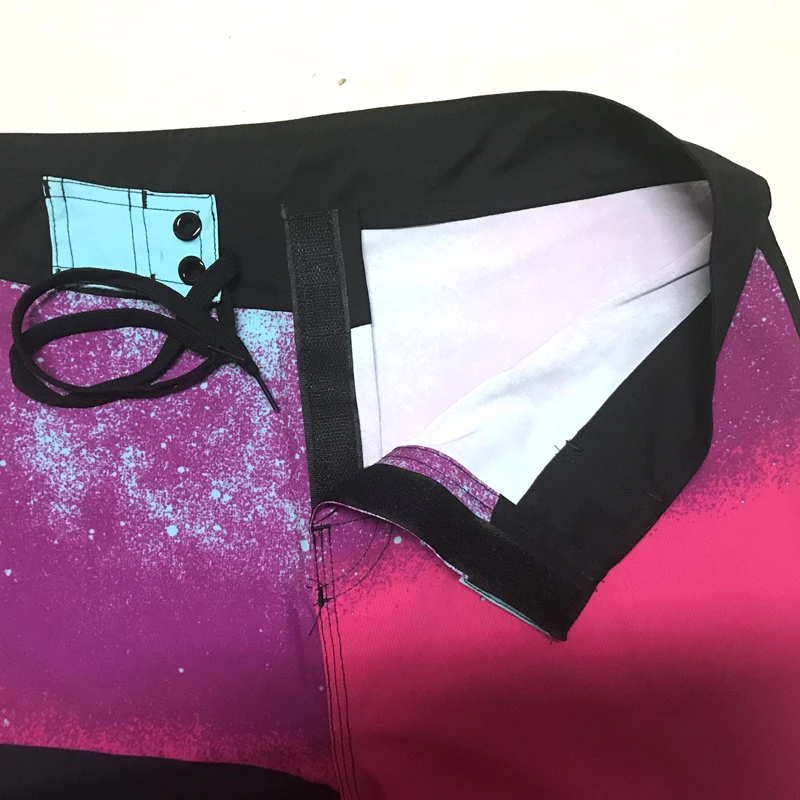 Шорты мужские для серфинга и плавания высокоэластичные полосатые