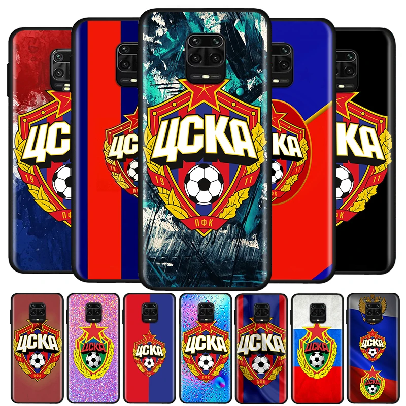 

PFC CSKA Moscow Football Team For Xiaomi Redmi Note10 10S 9T 9S 9 8T 8 7 6 5A 5 4 4X Prime Pro Max Soft Silicone Phone Case