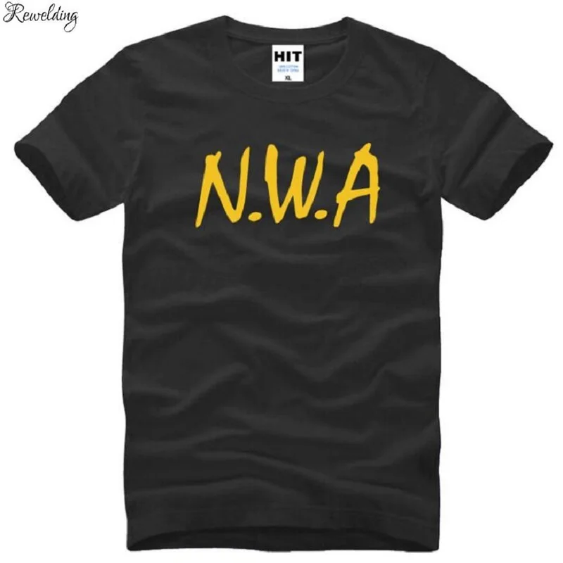 Фото Летний стиль NWA N.W.A. Футболка мужская хлопковая с надписью модная рубашка