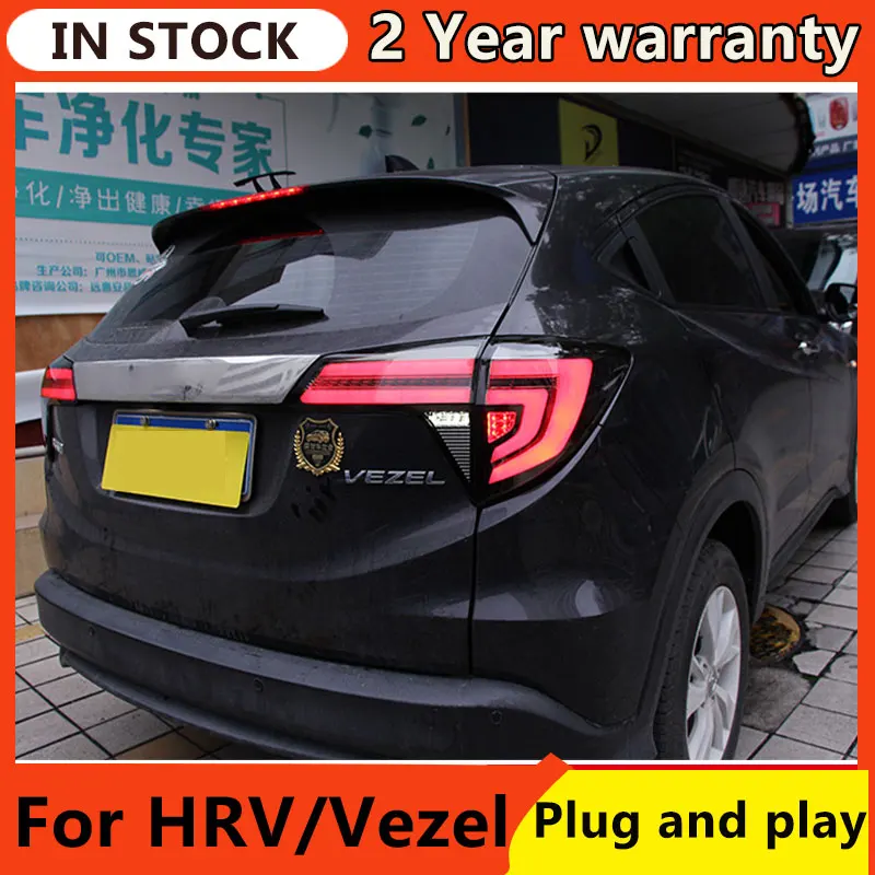 Задний фонарь для автомобиля Honda HRV Vezel 2014-2019 HR-V Задние фонари Светодиодные