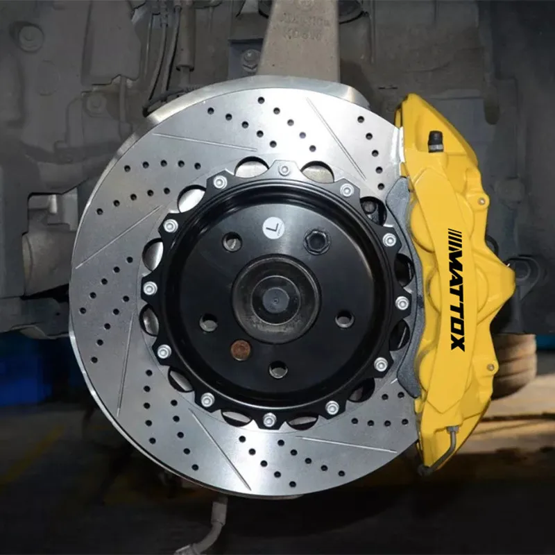 Комплект тормозов Mattox большие поршни 6 кастрюль суппорты с тормозным ротором 378*32