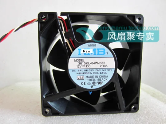

For NMB 3615KL-04W-B86 9cm 9038 12V 2.10A for temperature control chassis cooling fan