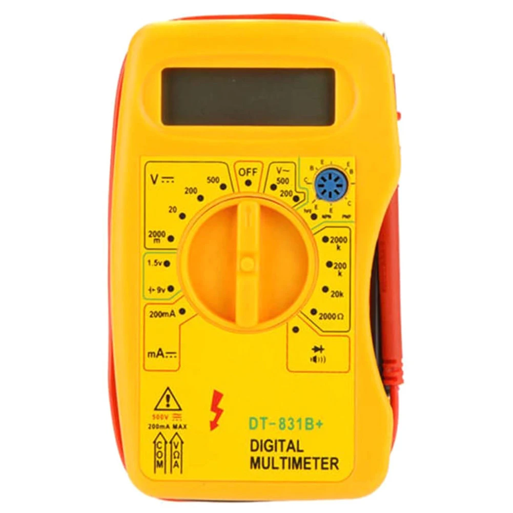 

Digital Multimeter DT-831B Voltmeter Ammeter Ohmmeter Volt Tester Electric Voltage Meter Battery Tester DC AC Tester Multimeter