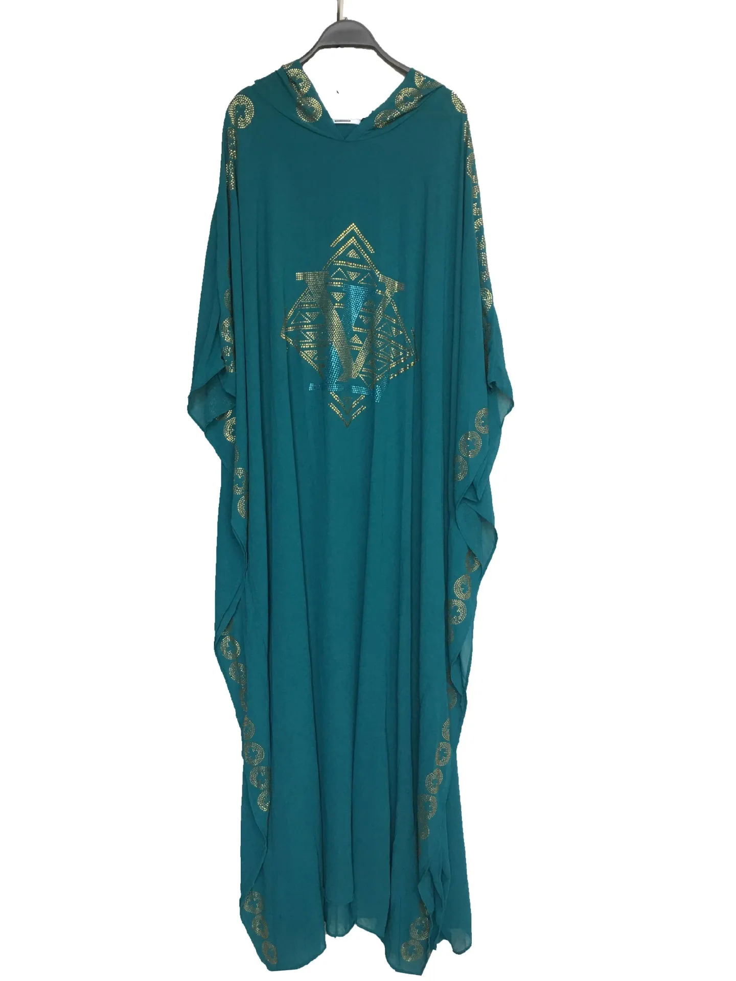 Платье женское длинное с блестками и принтом батальных размеров | Тематическая