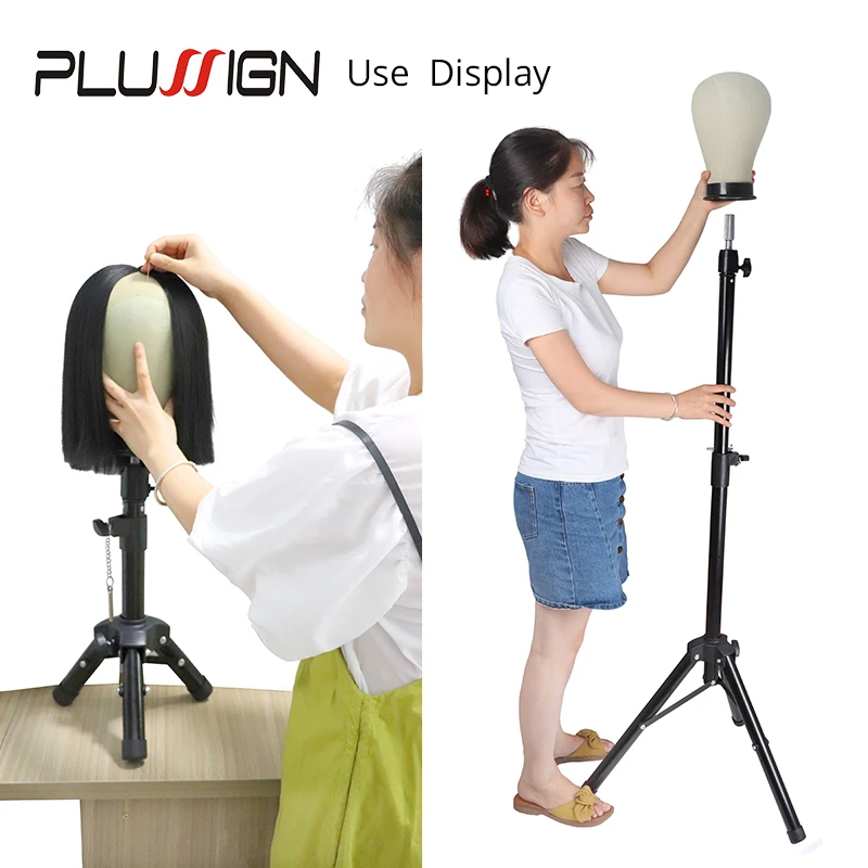 Plussign манекен головной парик подставка черный сильный Штатив для парика