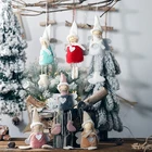 Новый рождественский кулон в виде ангела, плюшевый кулон в виде любящего сердца, детская милая плюшевая кукла, подарок, оптовая продажа