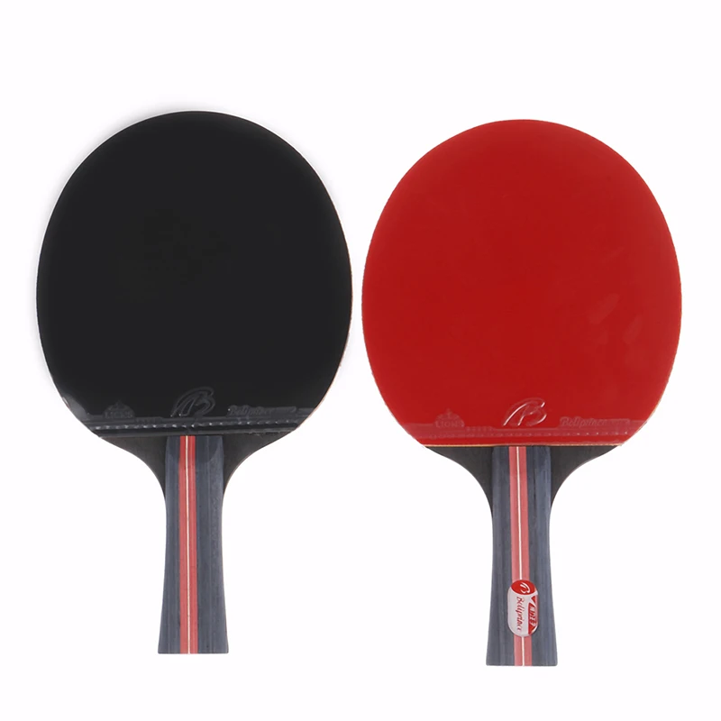 

2 Pcs New Upgraded Carbon Table Tennis Racket Set Super Powerful Ping Pong Racket Bat For Adult Club Training