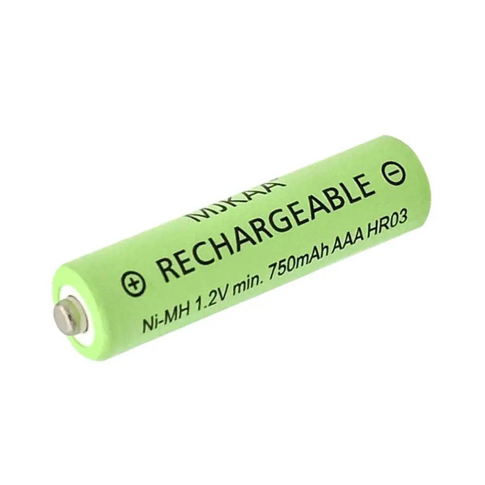 12 шт AAA(не AA) перезаряжаемые батареи высокой производительности 1,2 V 750mAh ni-mh AAA батареи