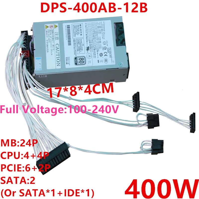 Günstig Neue Original NETZTEIL Für Delta Volle Module 80plus Gold ITX FLEX Kleine 1U -12V S3 K39 400W Netzteil DPS-400AB-12B
