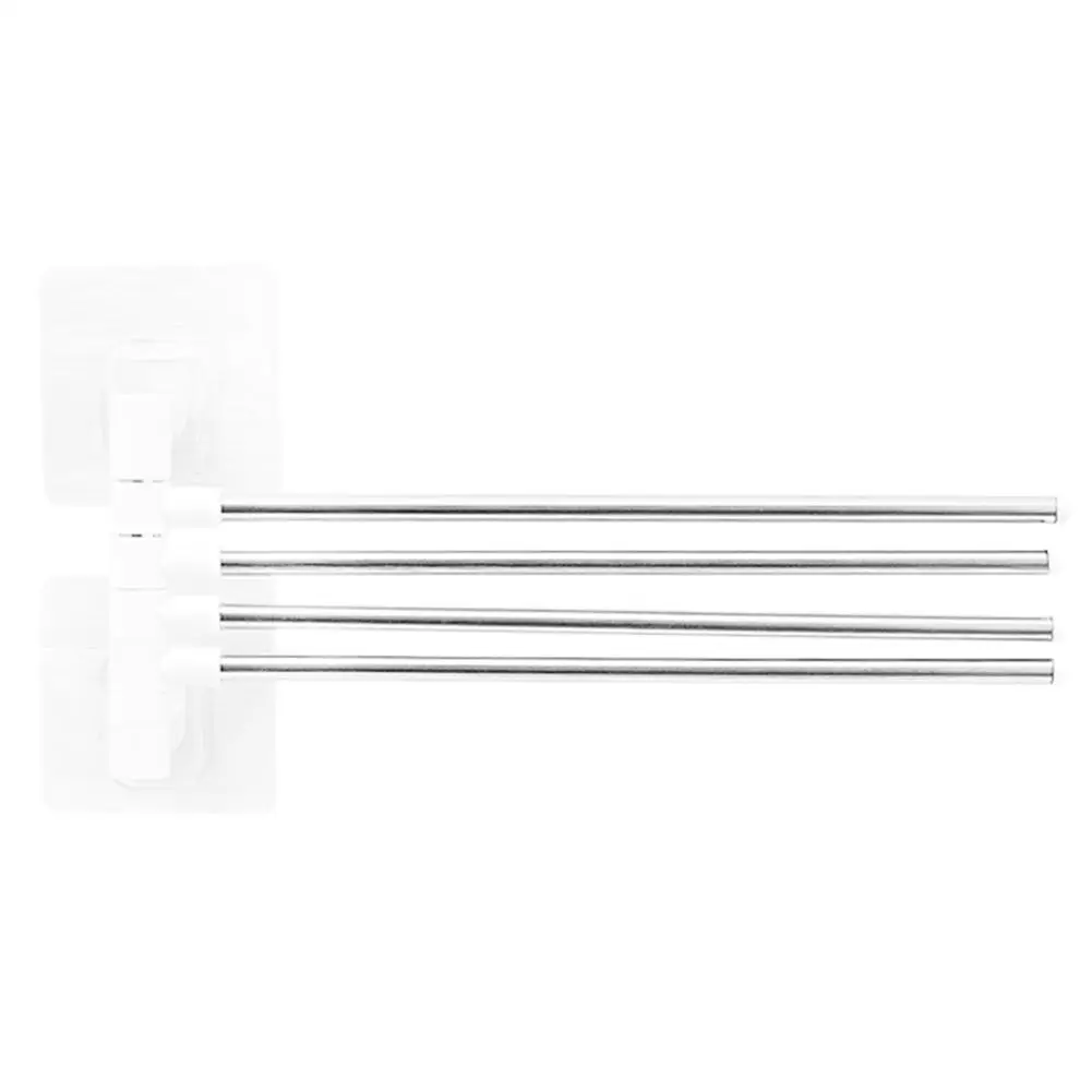 

Practical Metal Wall Hanging Holder Towel Storage Rack Home Bathroom Shelf