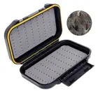 Портативная сумка для рыболовных нахлыстовых приманок, водонепроницаемый чехол для рыболовных аксессуаров, коробка для хранения рыболовных приманок, ложек, крючков, чехол