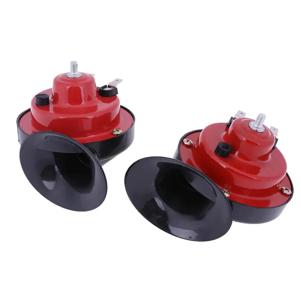 1 пара 12 в водонепроницаемый двойной тон Электрический гудок автомобиля Замена