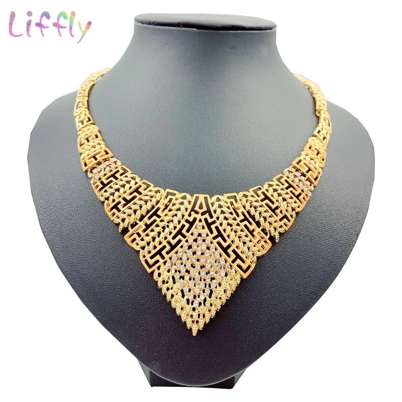 Полые ювелирные изделия ожерелье Африканское очарование женский подарок Дубай