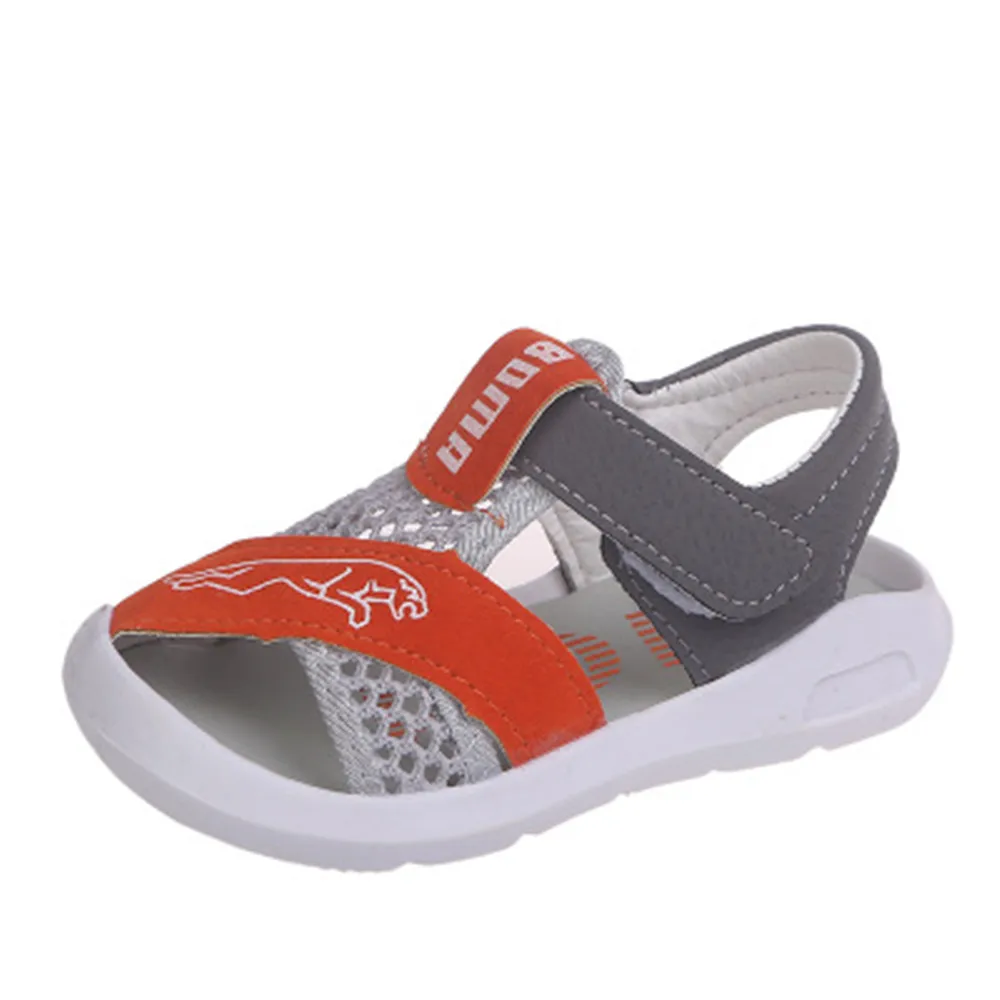 

Summer Kids Shoes Sport Leather Sandals Open Toe Toddler Boys Sandals Fashion Baby Soft Bottom Beach Shoes Sandals For Boys