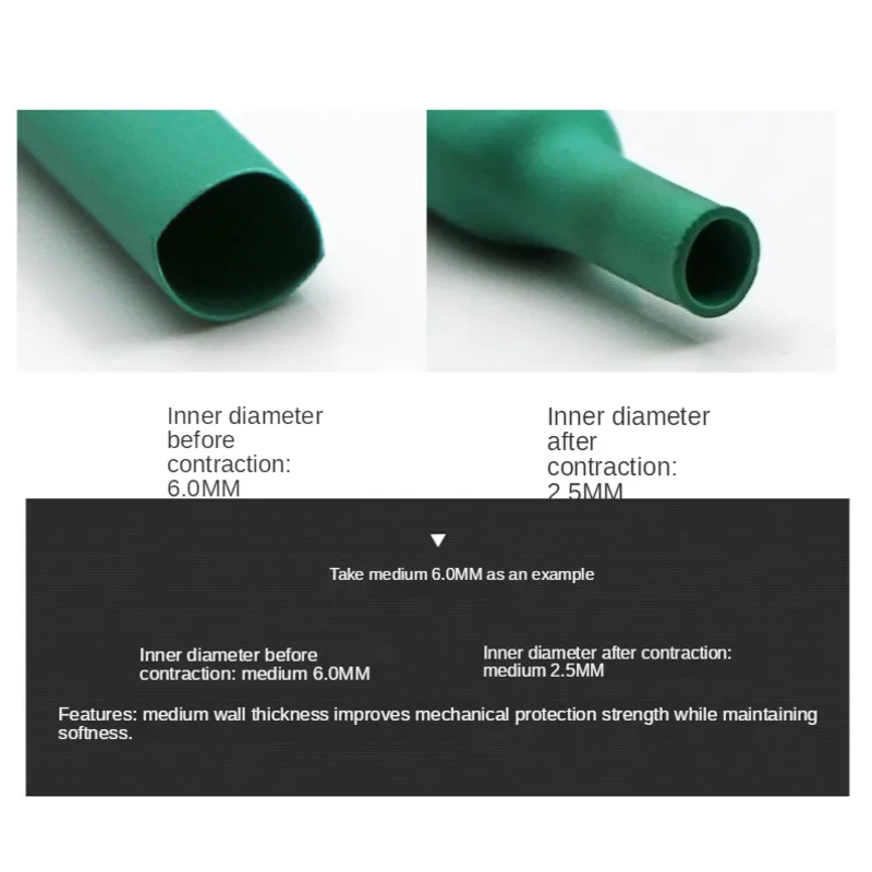 Набор термоусадочных трубок 328 шт. полиолефиновые Усадочные трубки для проводов