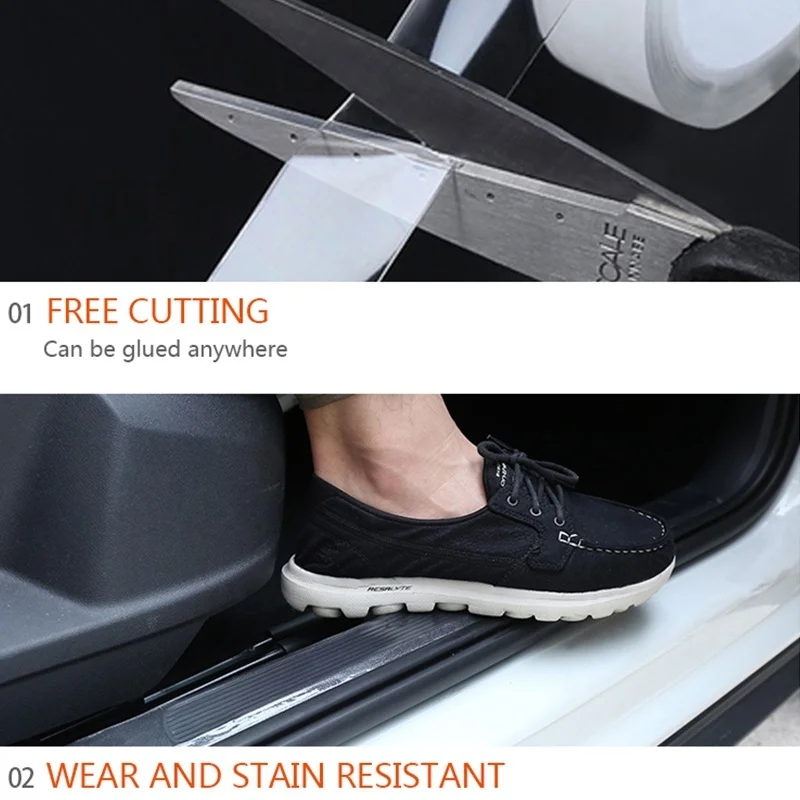 

3/5/7cm 3/10M Car Stickers Auto Interior Protector Length Film Door Edge Protective Glue Sill Full Car Body Vinyl Accessories