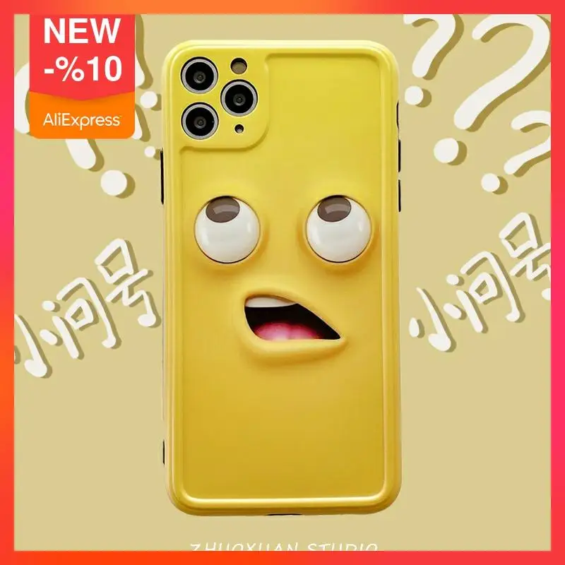 Забавный мягкий чехол подходит для Iphone11pro Max X Xs Xr Phone7p Women 8plus силиконовый желтый