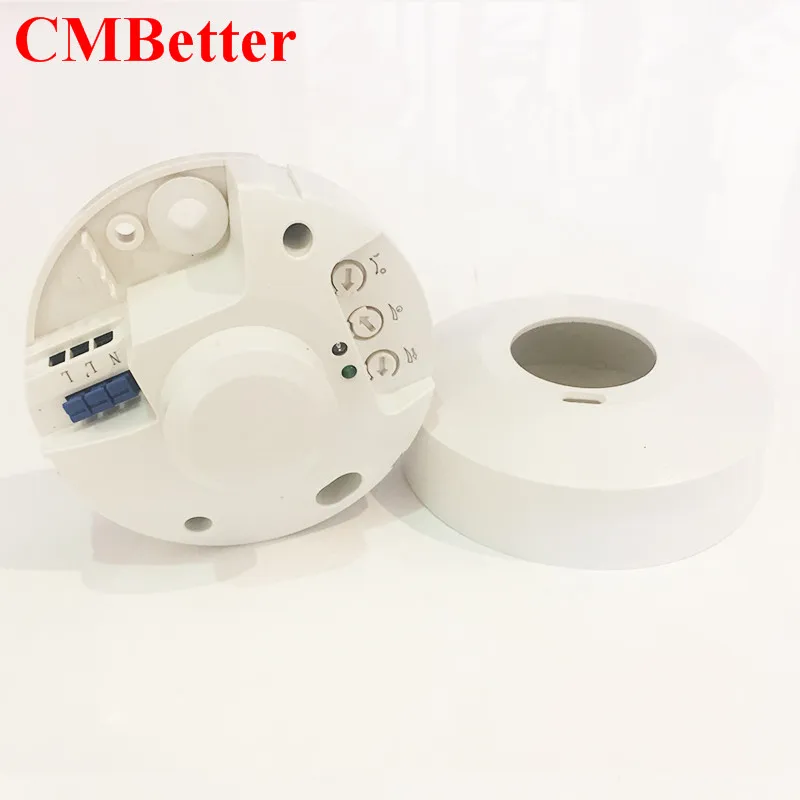 New110-220v 5,8 GHz HF Systerm светодиодный светильник с радиолокационным датчиком на 360 градусов, потолочный светильник, детектор движения