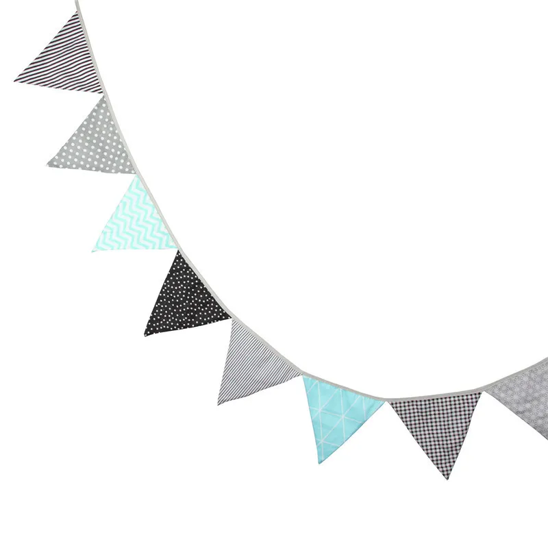 12 флагов 3 2 м классическая синяя серая хлопчатобумажная ткань флажок флаг баннер