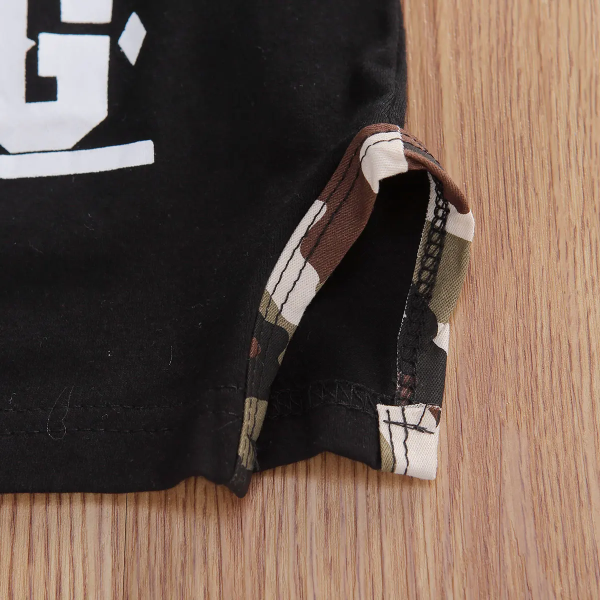 Летняя одежда для малышей Футболки с буквенным принтом маленьких мальчиков +