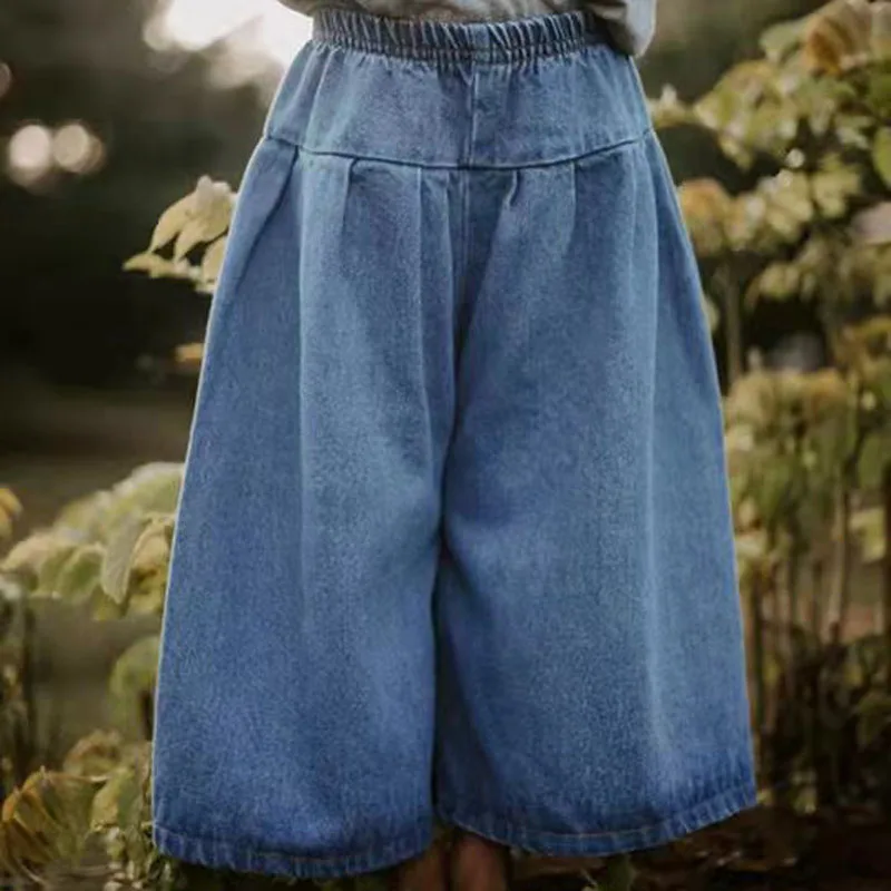 Осенне-зимние трикотажные свитера джинсы и брюки для девочек | Детская одежда