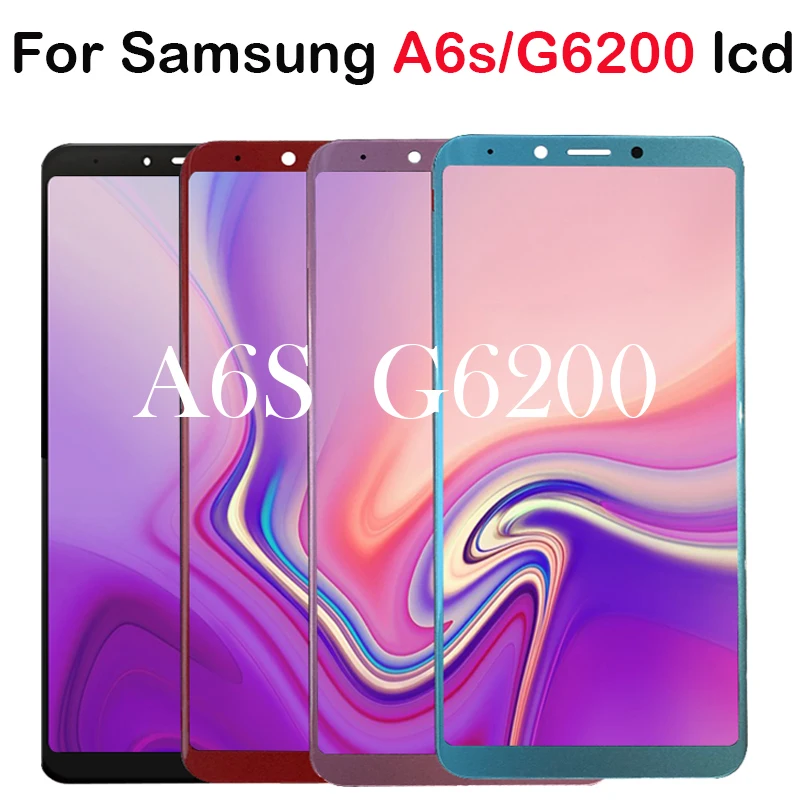 Super AMOLED экран для Samsung A6S G6200 ЖК-дисплей с дигитайзером сенсорного экрана ремонт в