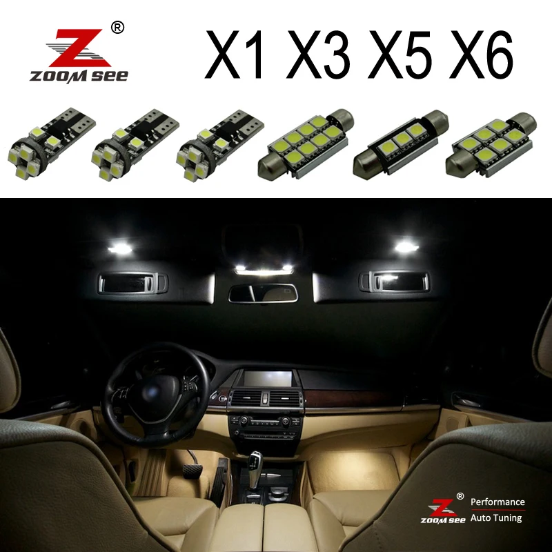 100% с идеальными белыми ошибок Canbus светодиодная лампочка Интерьер Карта Купол