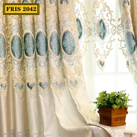 jacquard fabric custom curtains blackout curtains finished curtains for living dining room bedroom