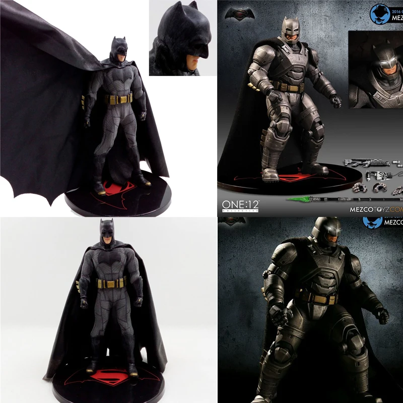 

Mezco One 12 Bruce Wayne Action Figure Armor Collective High Quality BJD Toy Doll Gift