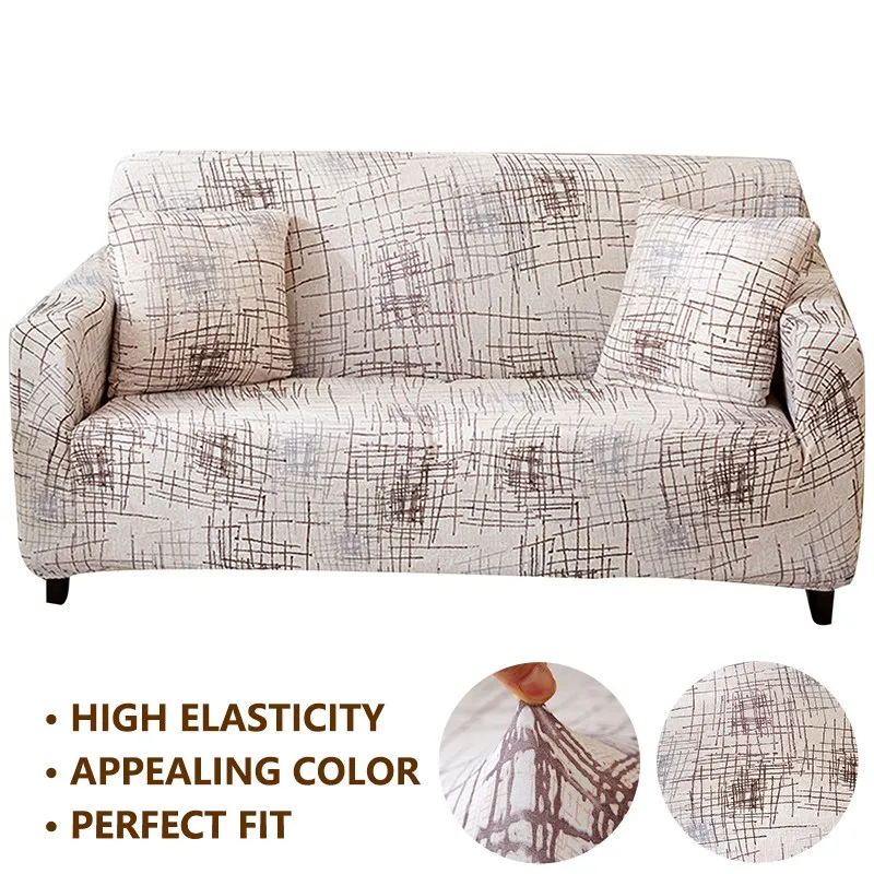 

L-образный чехол для дивана, эластичный секционный чехол для дивана, моющийся Современный модный эластичный плотный чехол для гостиной, укр...