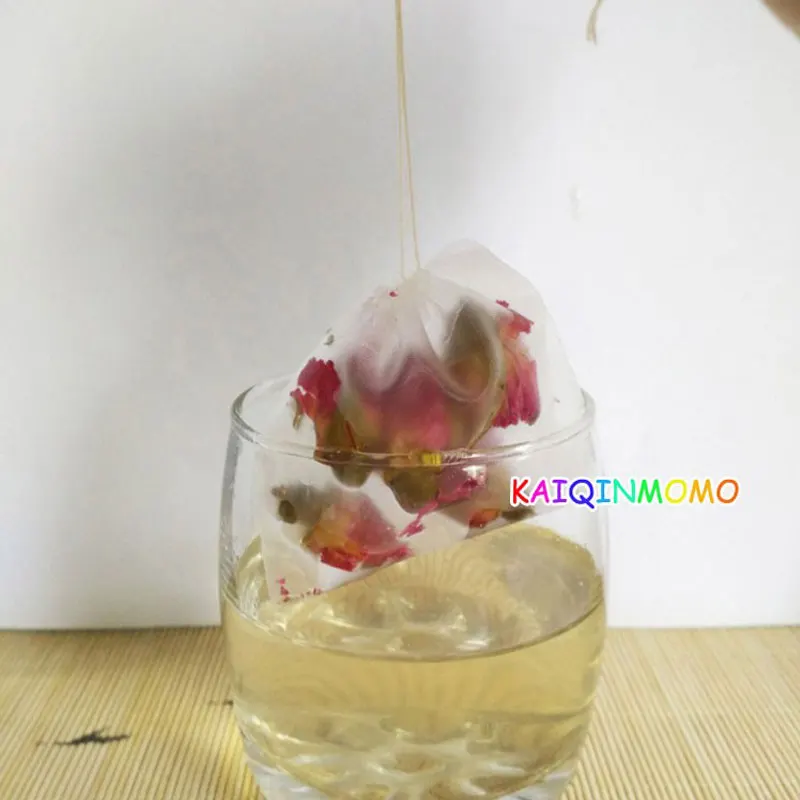 50 шт./лот нейлоновый фильтр для чайных пакетиков пустые прозрачные чайные