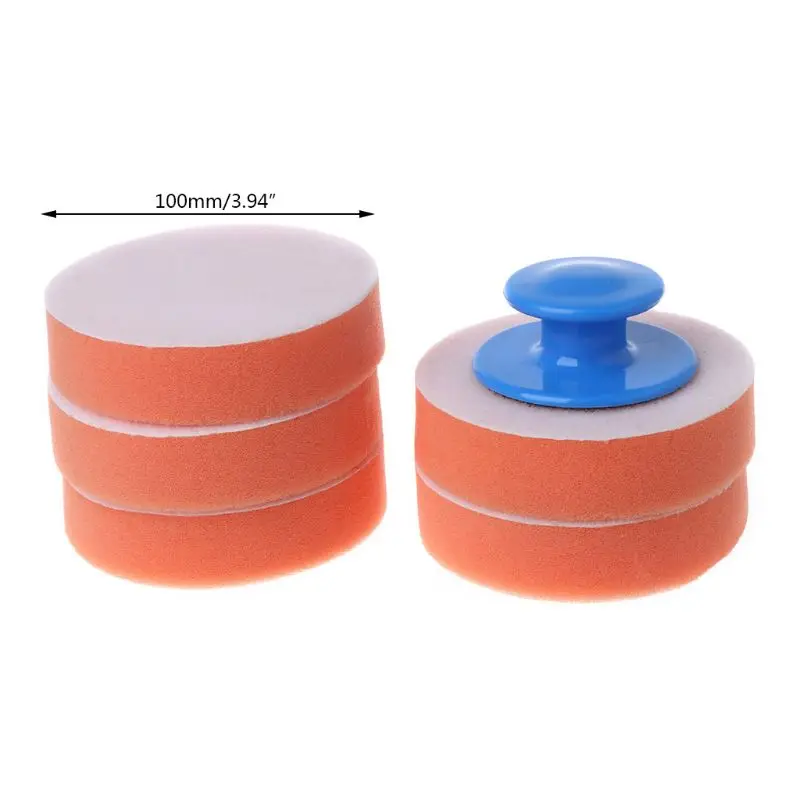 Новый 6 шт./компл. автомобильный воск для мытья лака губка очистки пены набор