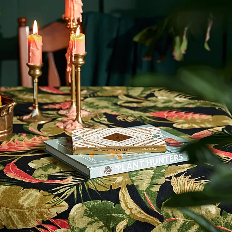 Джунгли хлопок скатерти рождественские украшения подарок для дома покрытие