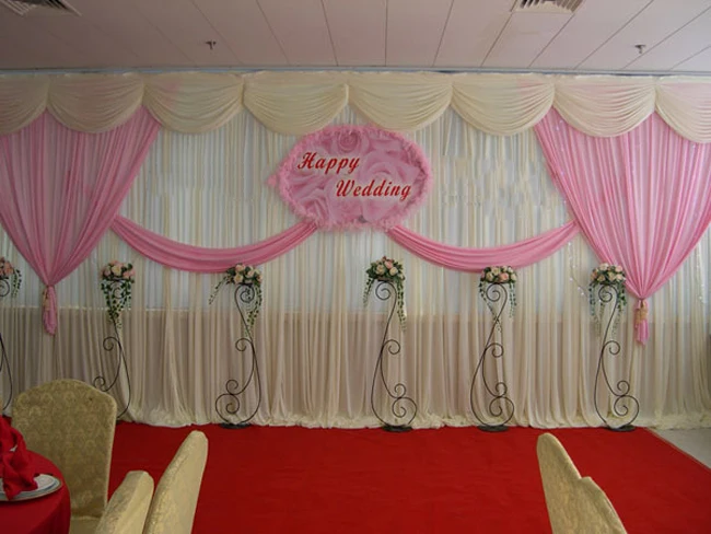 

Party curtain decoration Wedding Backdrop Drapes Curtain stage decor
