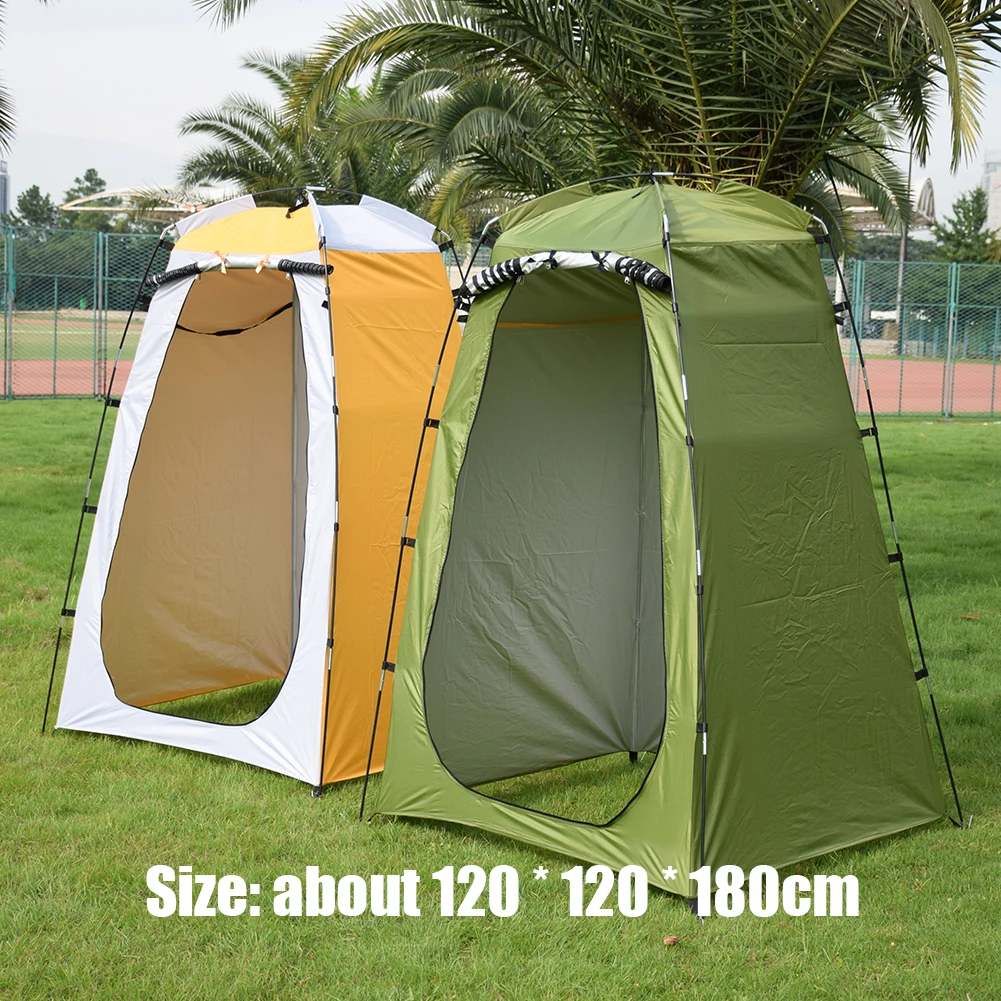 

Outdoor Tent Waterproof Shower Bathing Tent Portable Changing Room Fitting Shelter TentHiking Beach Outdoor Beach Shower Tent