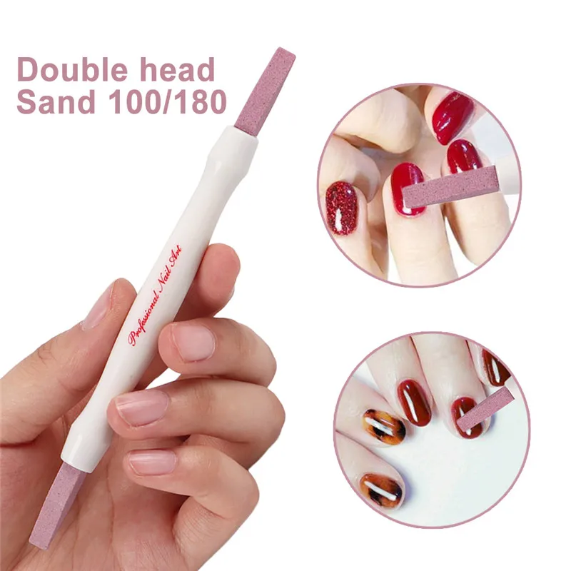 1 шт. двухсторонний кварцевый инструмент для удаления кутикулы ногтей моющийся