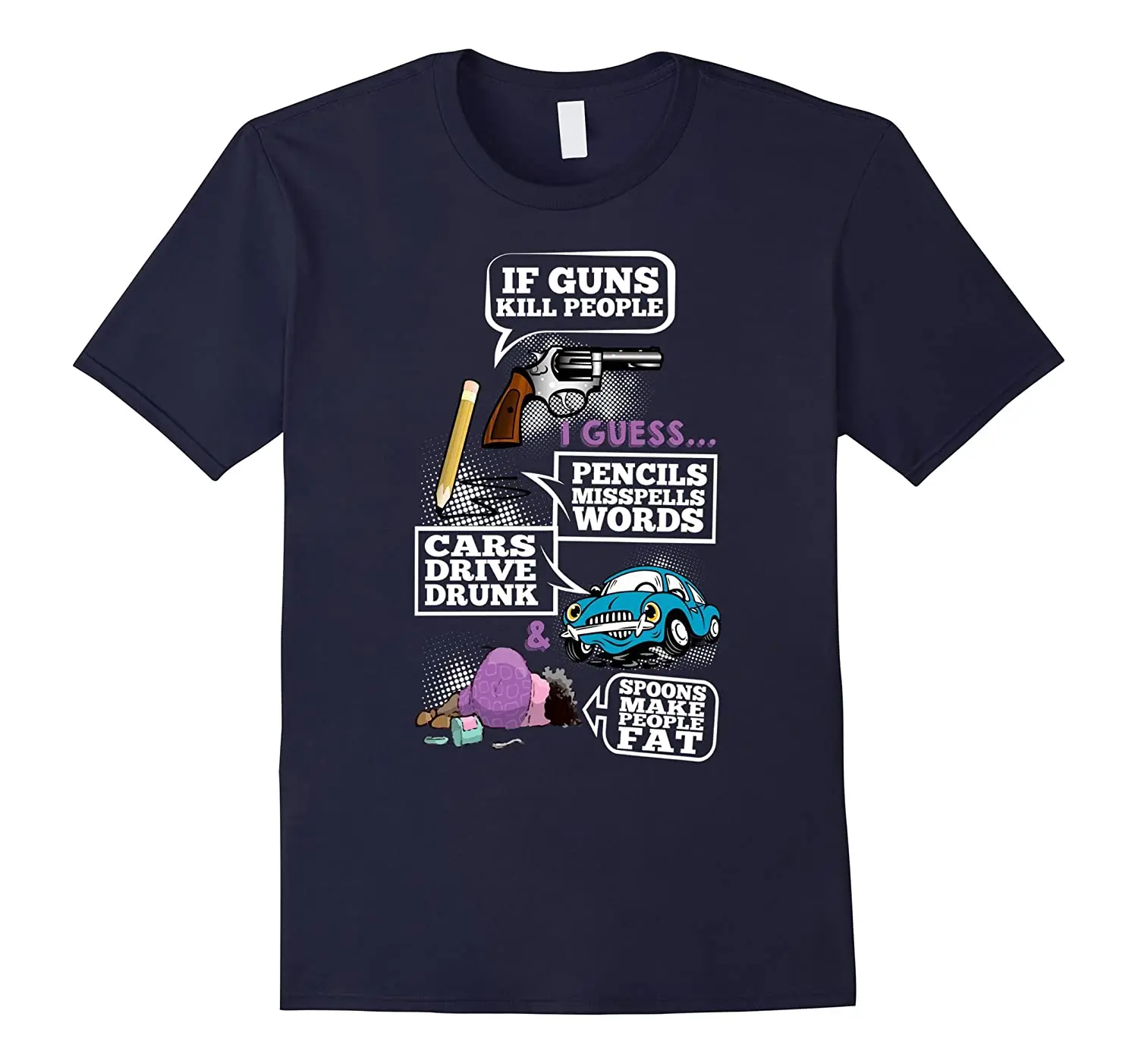 

2nd Amendment Shirt If Guns Kill People T-Shirt Cotton O-Neck Short Sleeve Men's T Shirt Size S-3XL