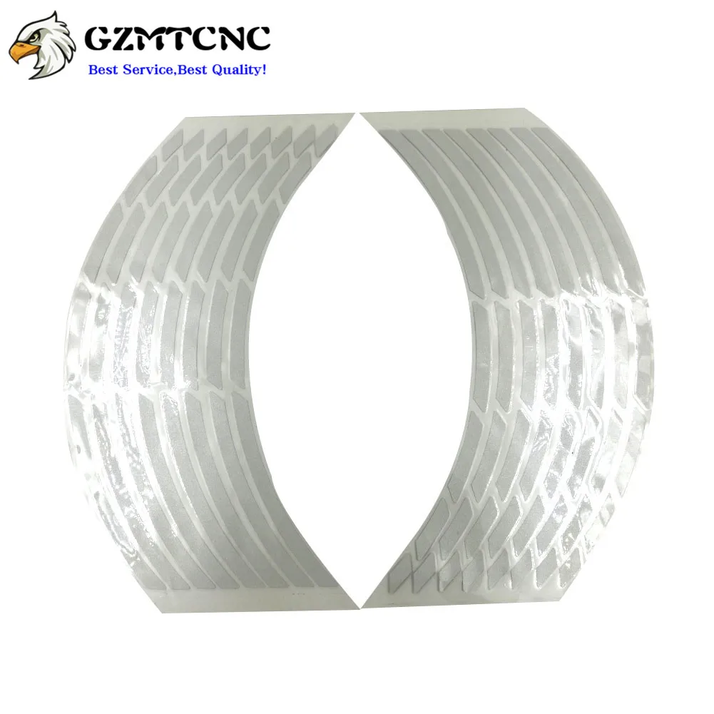 14 дюймовая наклейка на колеса мотоцикла Светоотражающая обод лента для