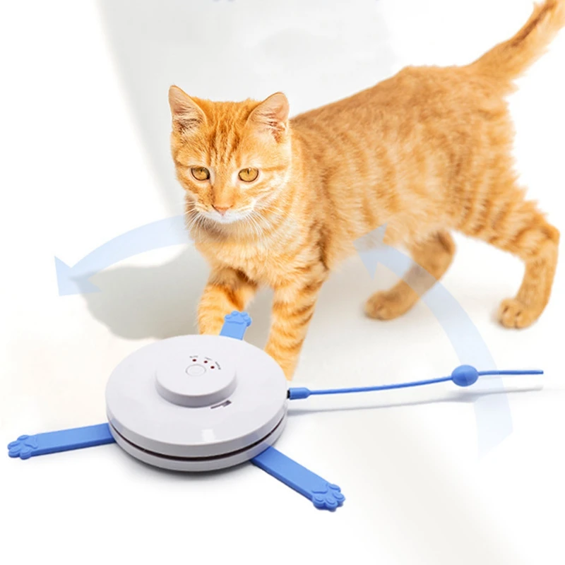 Игрушка для кошек 2 в 1 мобильная мышь перо палочка сумасшедшая игрушка