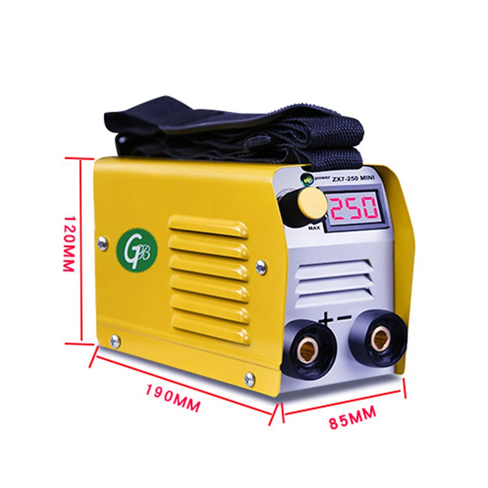 

Household Portable 20-250A Current Adjustable Mini Electric WeldingMachine IGBT Digital Soldering Equipment with Display ZX7-250