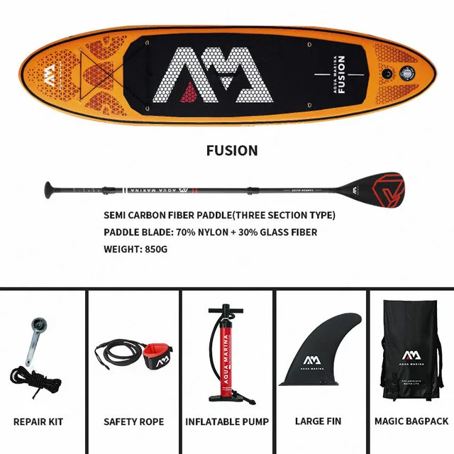 SET C Аква-Марина Fusion 315*76*15 см стоьте вверх весло доска надувная Sup-Board Доска для серфинга - Цвет: SET C