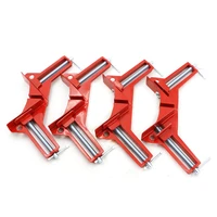 hot 4pcs 90 degree right angle clamp diy woodworking frame quick fixed fishtank glass bracket furniture hardware accessories