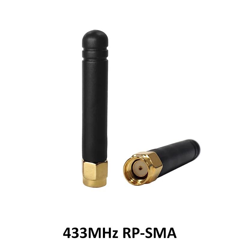 GRANDWISDOM 5pcs 433mhz antenna 2-3dbi sma female lora antene pbx iot module lorawan signal receiver antena high gain