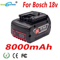 replace bosch cordless power tool rechargeable professional li ion battery pack 18v 8000mah%ef%bc%8c for bat609 bat610 bat618 bat619g