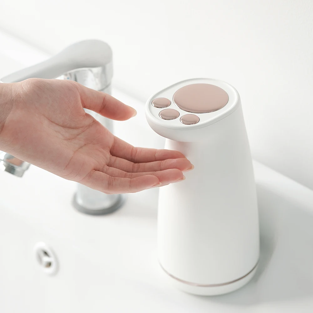 

Liquid Soap Dispensers For Kitchen Bathroom Automatic Spray Machine Touchles Wash Hand Sensor Temperature Display Intelligent