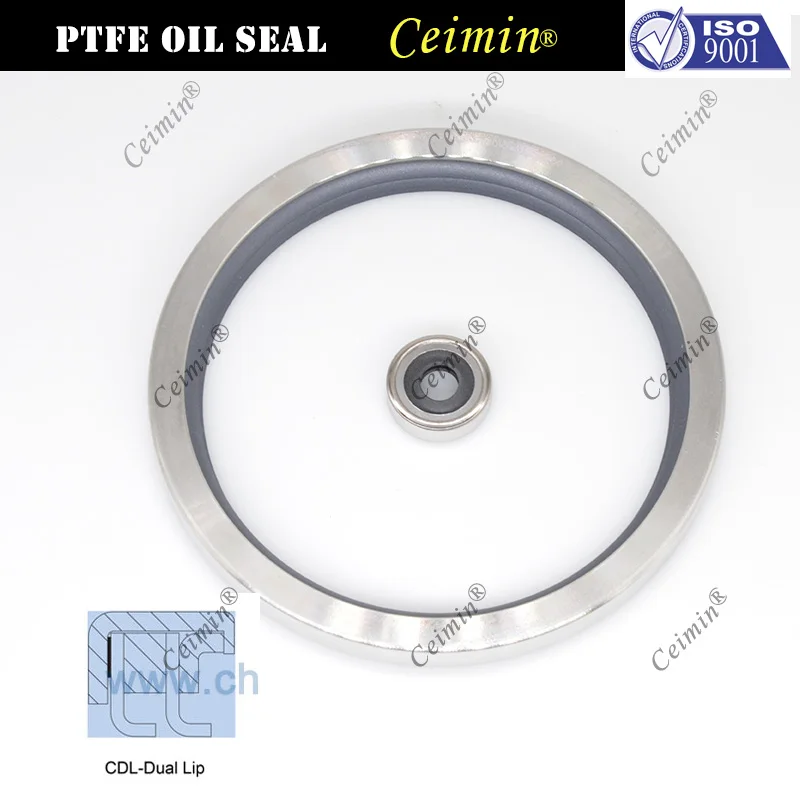 45*65*8 mm Counterclockwise Dual PTFE Sealing Lip Stainless Steel Housing For Scew Air Compressors GHH-RAND | Автомобили и